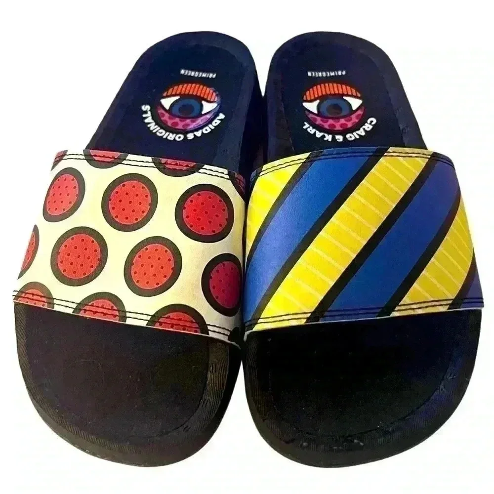 Adidas Swim Notation Adilette Boost Slide Sandals GY5351 Craig & Karl Size 4